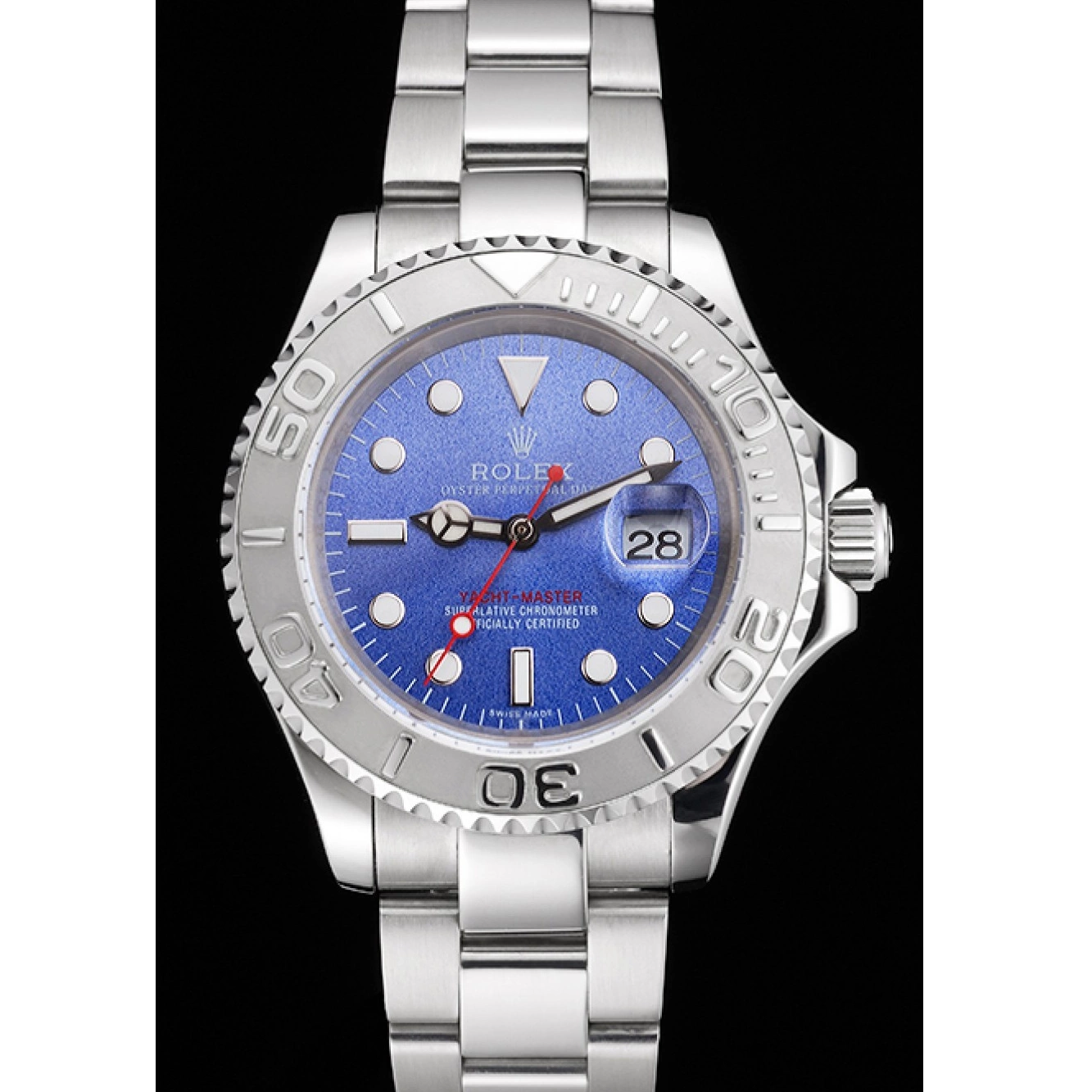 MiroTime 0805 Swiss Rolex Yacht-Master Blue Dial Stainless Steel Case And Bracelet
